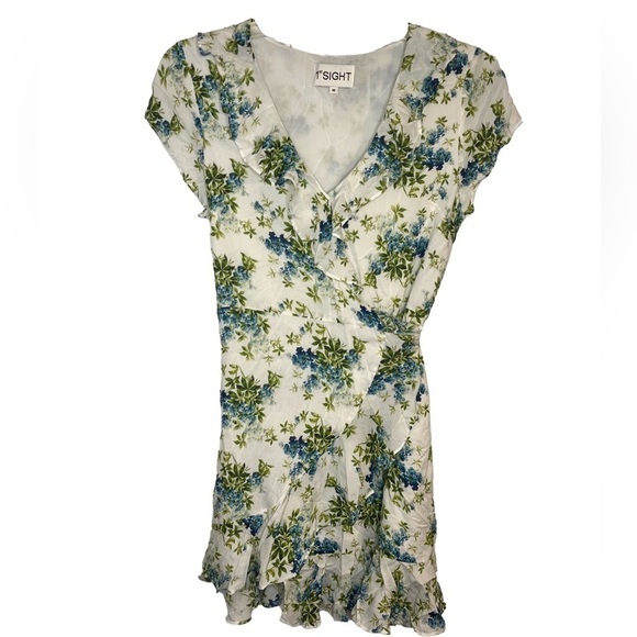 1st Sight Floral Wrap Dress - Picture 1 of 8